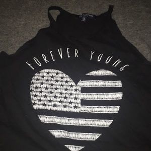 black tank top